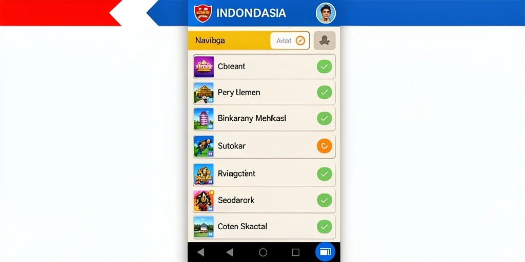 Tampilan awal permainan yang menawan.