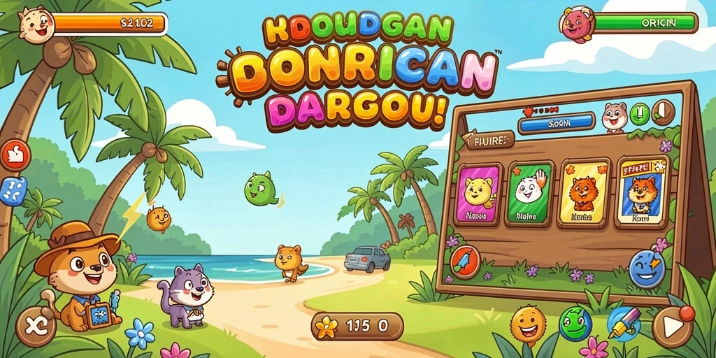 Screenshot aplikasi menunjukkan tampilan antarmuka pengguna yang menarik.