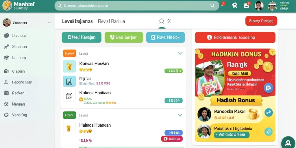 Tampilan utama POMPA88 yang menarik dan intuitif.