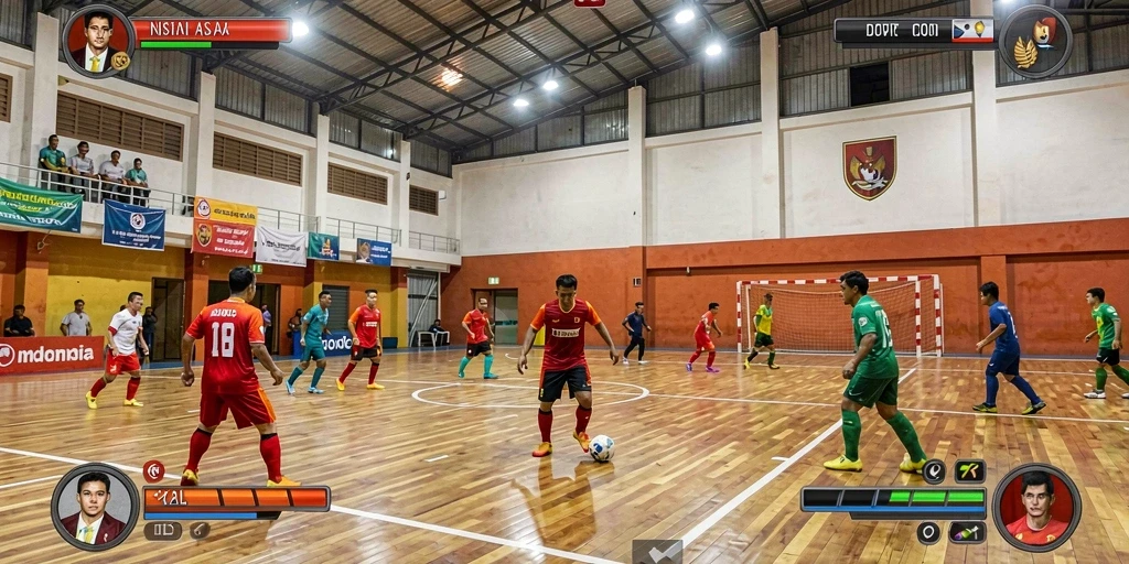 Screenshot menampilkan karakter utama dalam aksi.