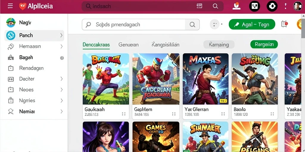 Tampilan antarmuka yang menarik dan mudah dinavigasi.