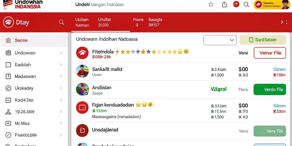 Tampilan antarmuka yang sederhana dan menarik.